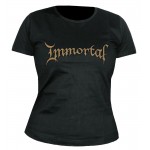 T-shirt Immortal - Gold Logo - Femme