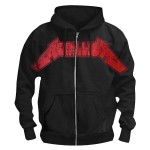 Sweat Zipp&eacute; Metallica - Red Ninja Star