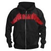 Sweat Zipp&eacute; Metallica - Red Ninja Star