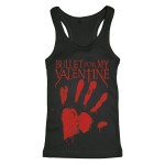 T-shirt Bullet For My Valentine - Top Hand Print - Femme