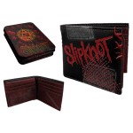 Portefeuille Slipknot - Rouge Et Noir Avec Bo&icirc;te Metal
