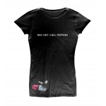 T-Shirt Red Hot Chili Peppers - Album Black - Femme