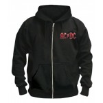 Sweat Zipp&eacute; AC/DC - Black Ice