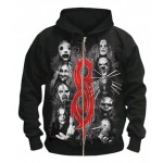 Sweat Zipp&eacute; Slipknot - Faces