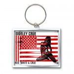 Porte-cl&eacute; Motley Crue - Red, White and Crue