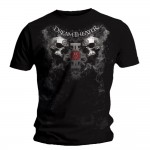 T-shirt Dream Theater - Double Skull