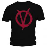 T-shirt V for Vendetta - Red Symbol