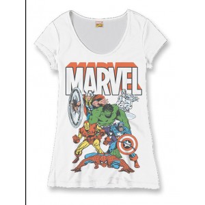 T-shirt Marvel - Top Heroes Group - Femme T-shirt Marvel - Top Heroes Group - Femme