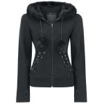 Sweat Zipp&eacute; Poizen Industries - Corset - Femme