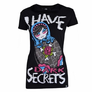 T-shirt Cupcake Cult - Dark Secrets - Femme T-shirt Cupcake Cult - Dark Secrets - Femme