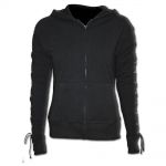 Sweat Zipp&eacute; Spiral - Gothic Rock - Femme