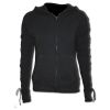 Sweat Zipp&eacute; Spiral - Gothic Rock - Femme