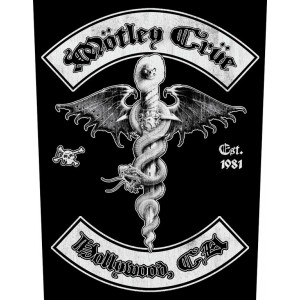 Back Patch Motley Crue - Hollywood Back Patch Motley Crue - Hollywood