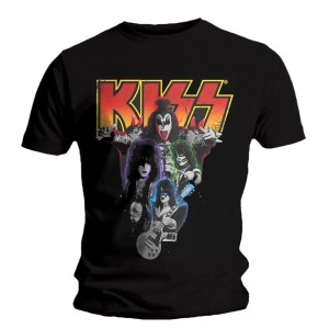 T-shirt Kiss - Neon band T-shirt Kiss - Neon band