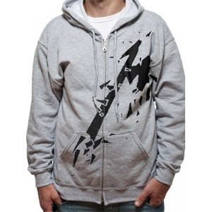 Sweat Zippé Metallica - Smashed M