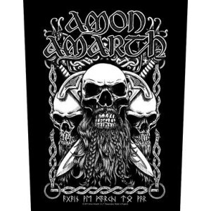 Back Patch Amon Amarth - Bearded Skull Back Patch Amon Amarth - Bearded Skull